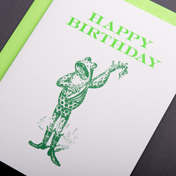 Happy Birthday Frog
