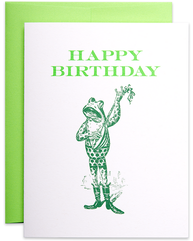 Happy Birthday Frog